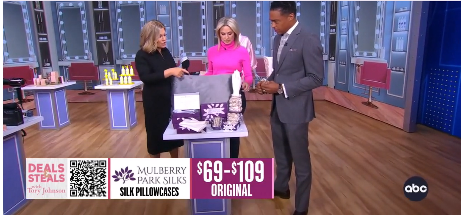 Mulberry Park Silks featured on Good Morning America