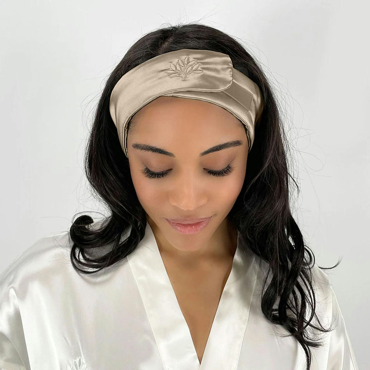 Silk Glam Band - Taupe