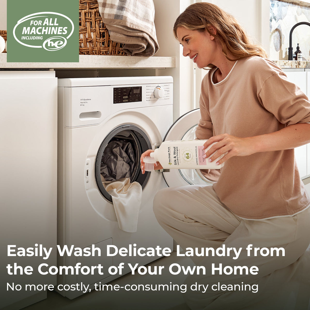 Heritage Park Silk & Wool Detergent - Spring Magnolia