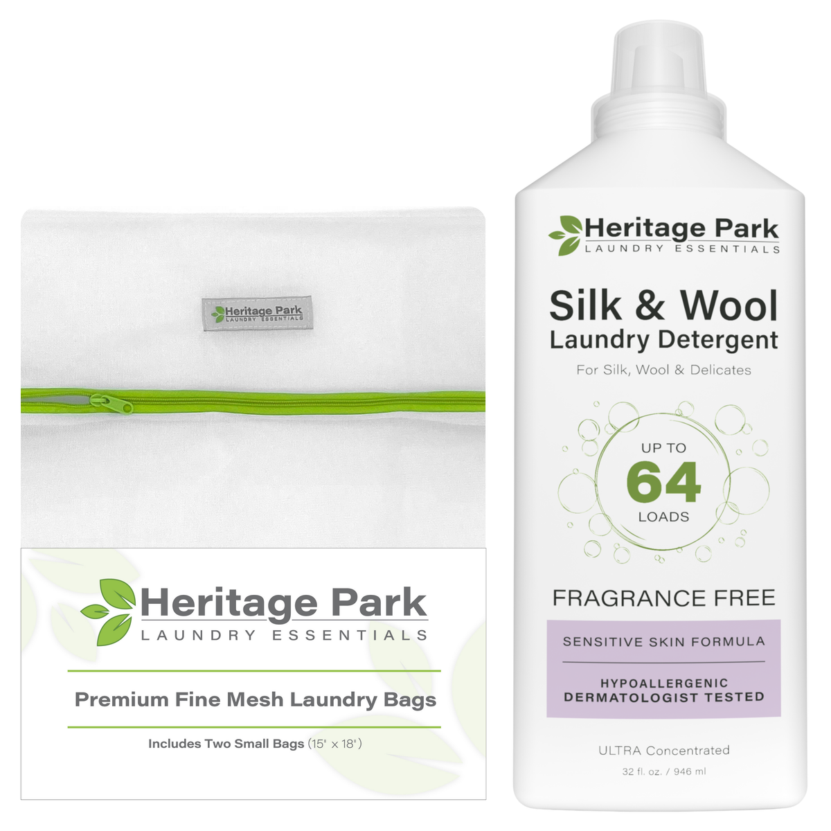 Heritage Park Silk Care Laundry Bundle