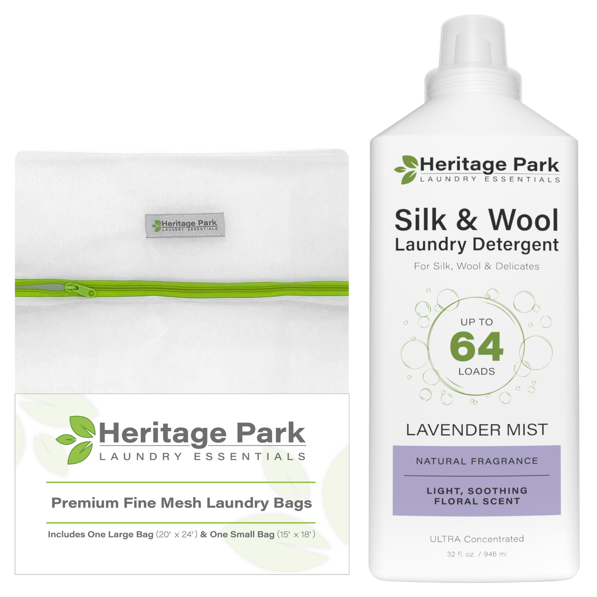 Heritage Park Silk Care Laundry Bundle