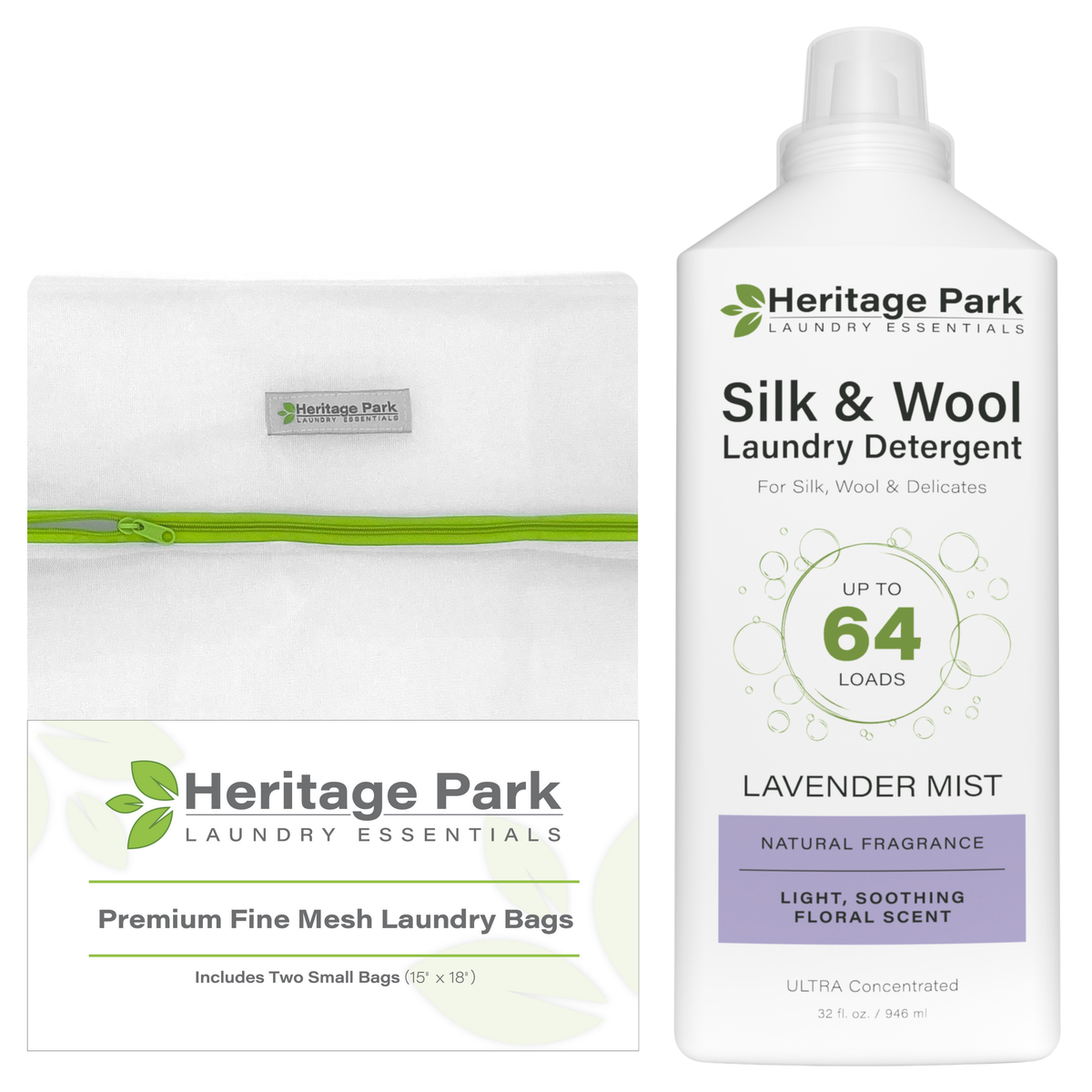 Heritage Park Silk Care Laundry Bundle