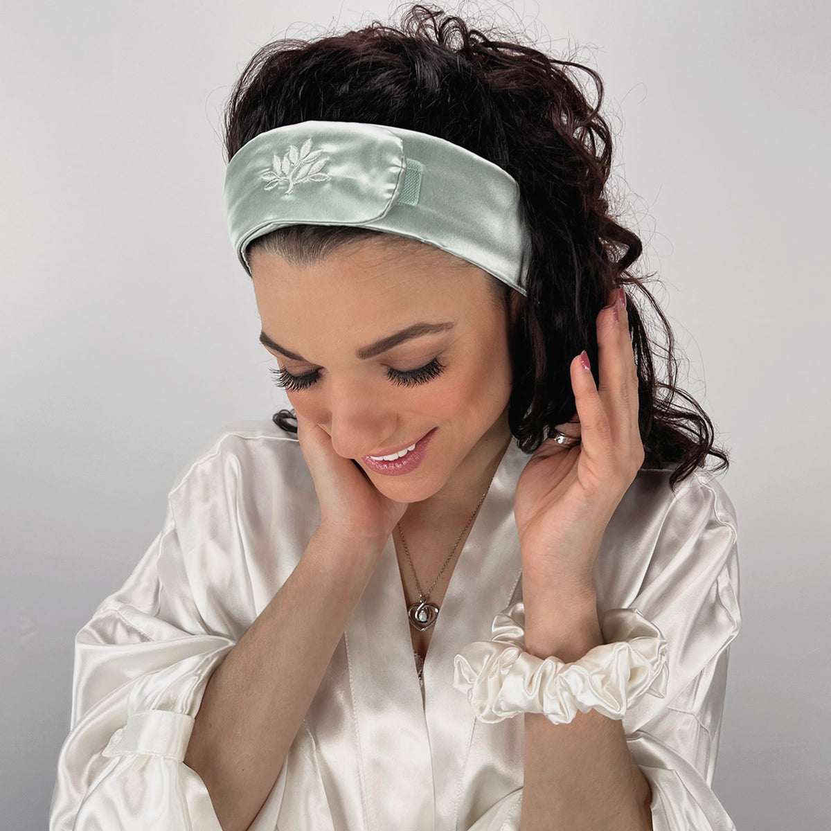 Silk Glam Band - Sage