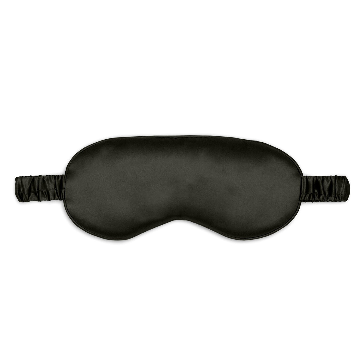 Mulberry Park Silks 22 Momme Silk Charmeuse Sleep Mask- Black