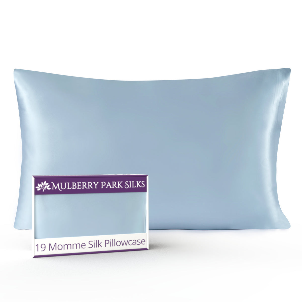 19 Momme Silk Pillowcase - Blue