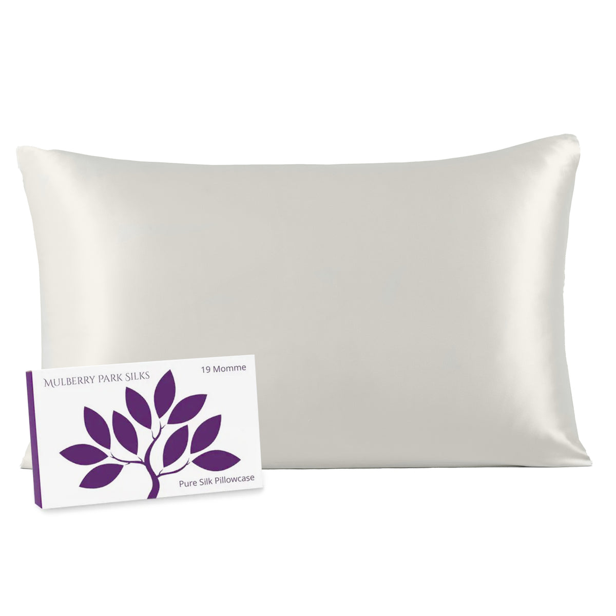 19 Momme Silk Pillowcase - Ivory