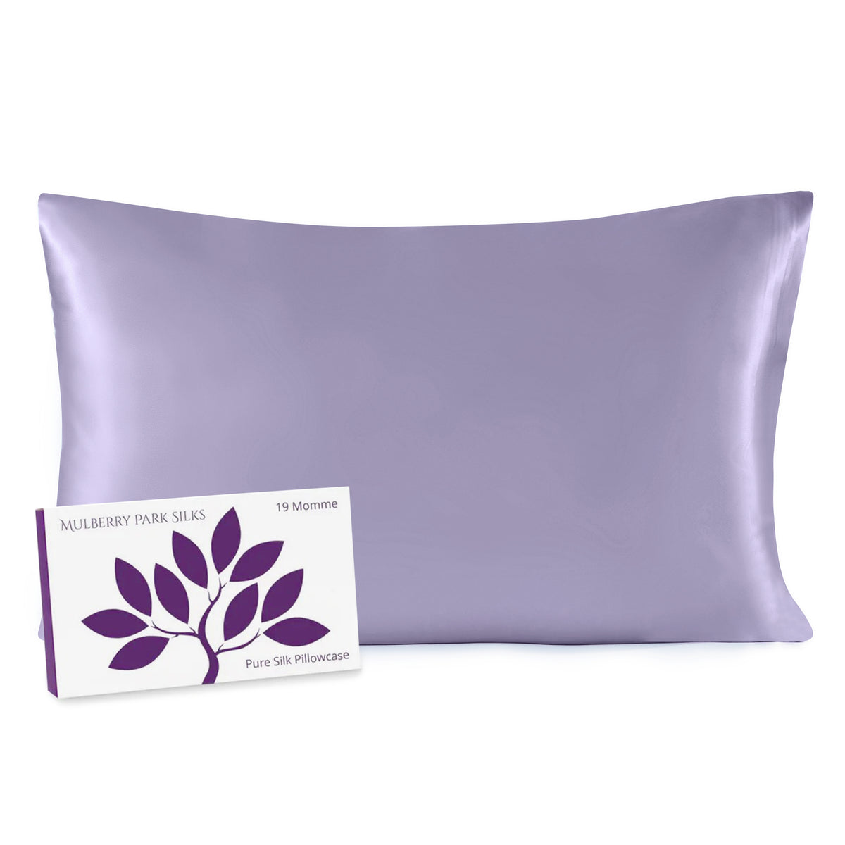 19 Momme Silk Pillowcase - Lilac