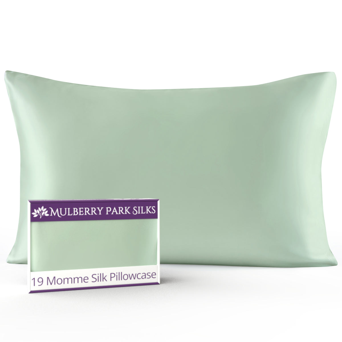 19 Momme Silk Pillowcase - Green