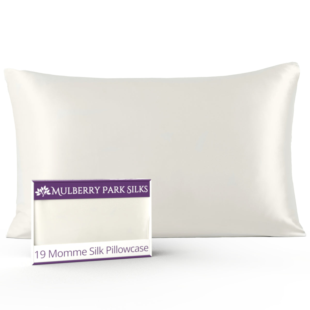 19 Momme Silk Pillowcase - Ivory