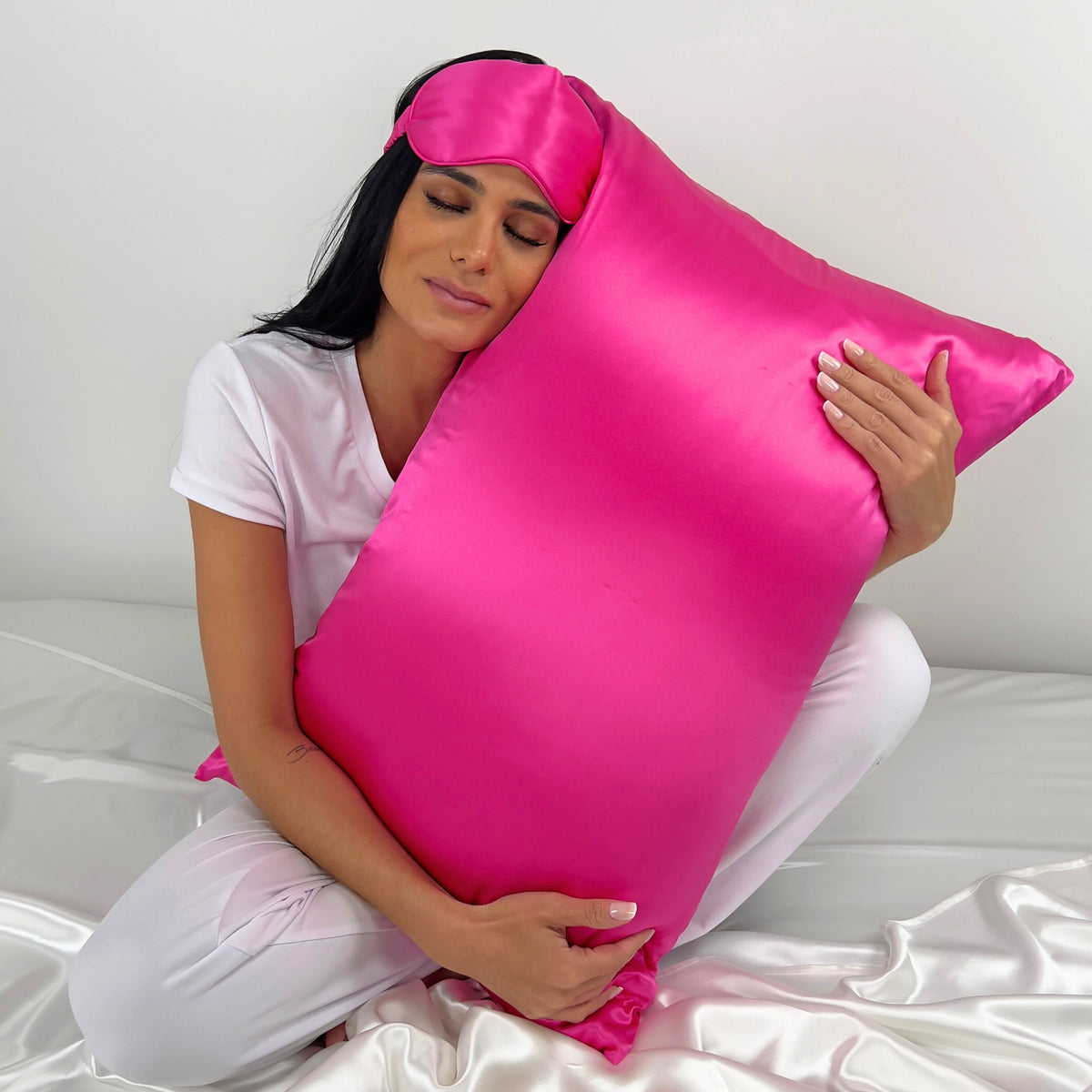 19 Momme Silk Pillowcase - Magenta