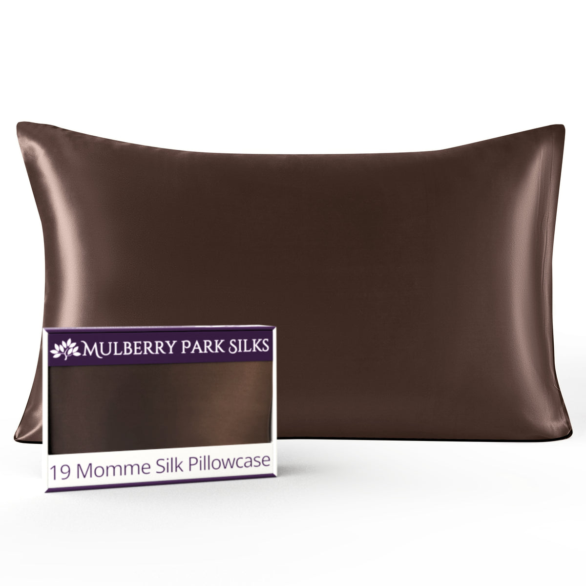 19 Momme Silk Pillowcase - Chocolate