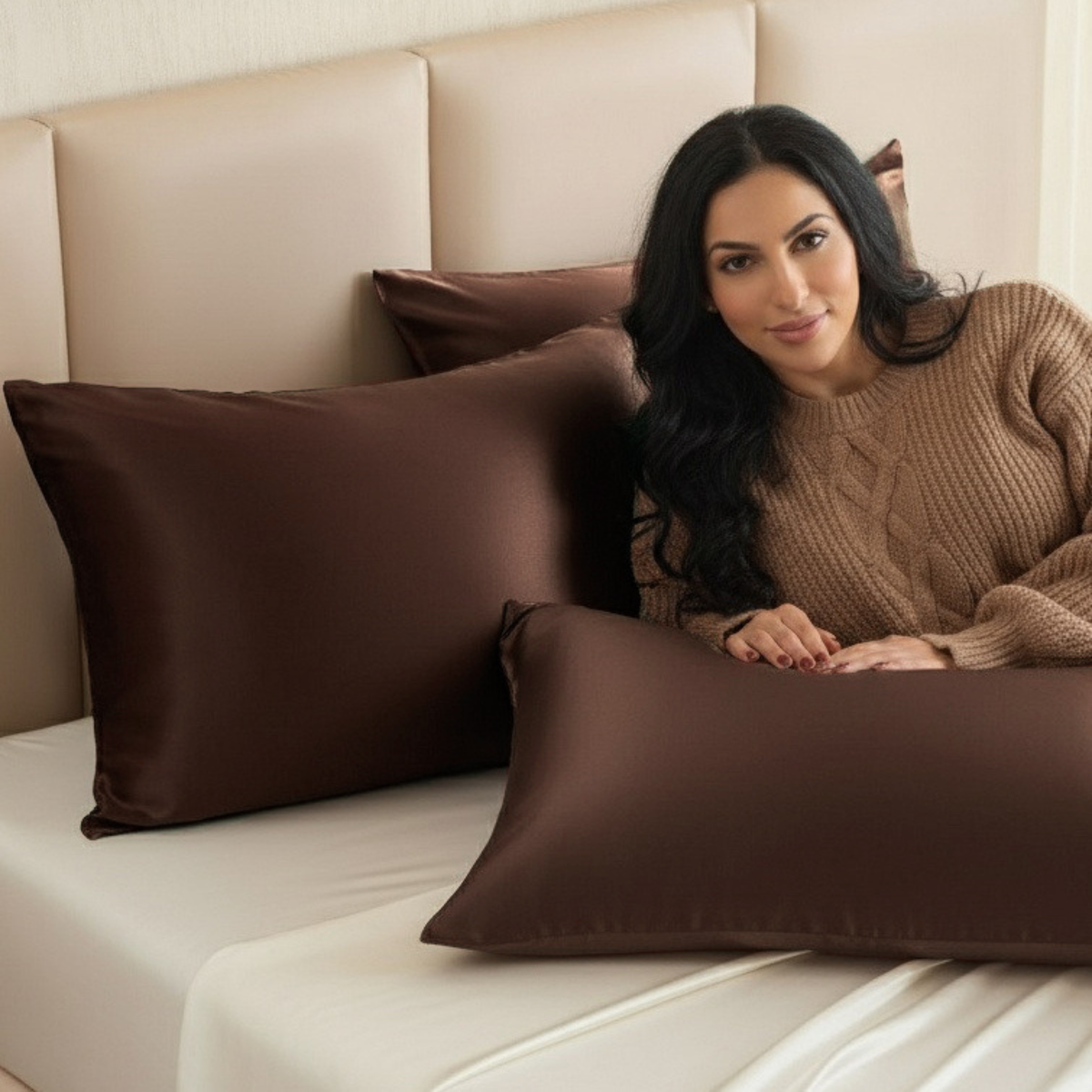 19 Momme Silk Pillowcase - Chocolate
