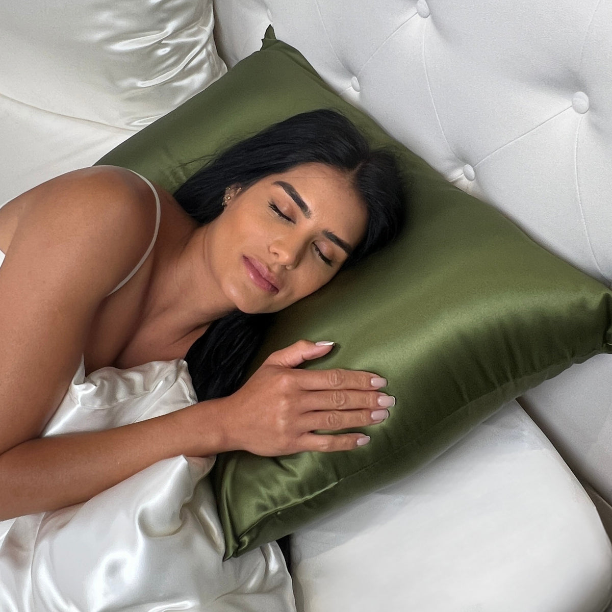 19 Momme Silk Pillowcase - Olive