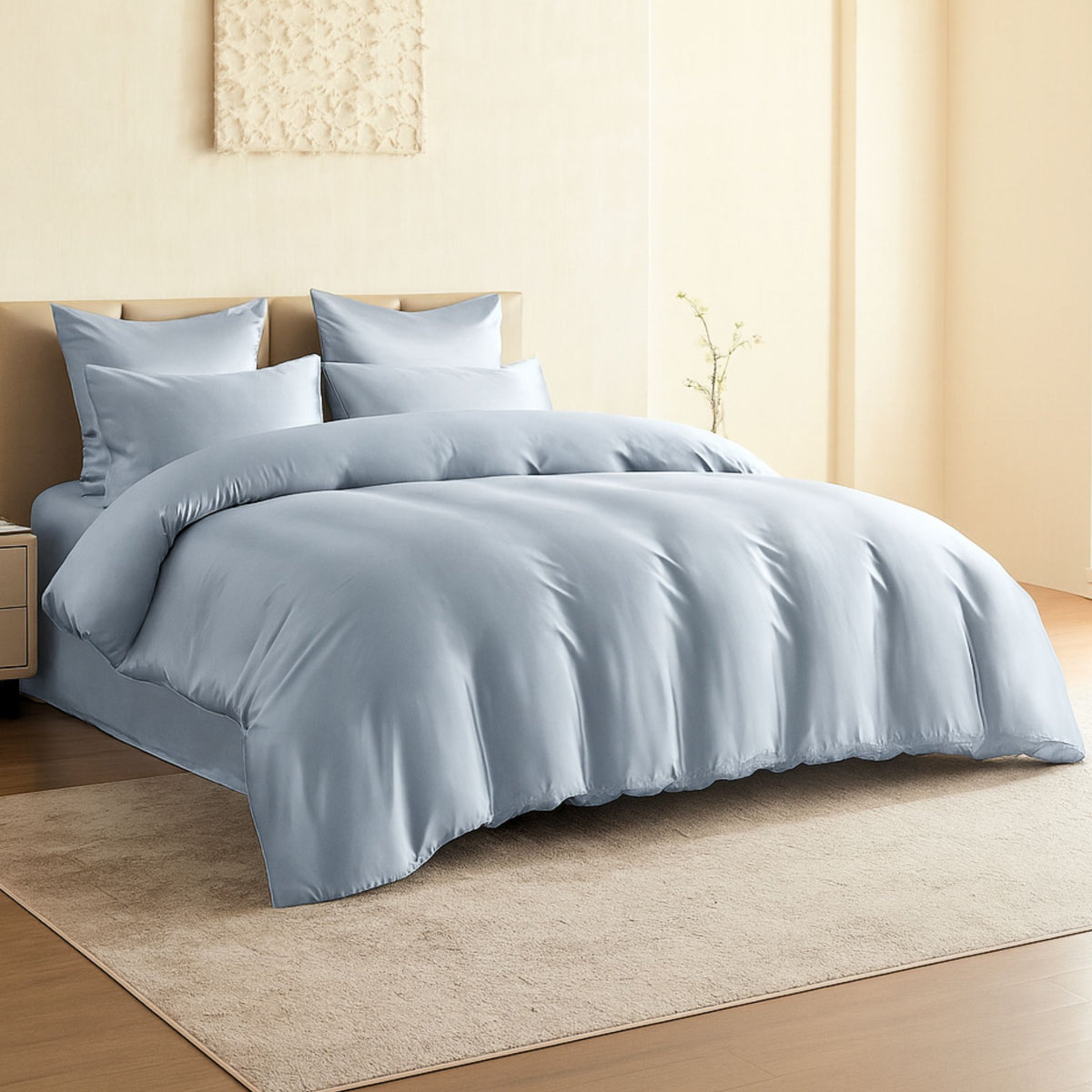 22 Momme Silk Pillowcase - Steel Blue