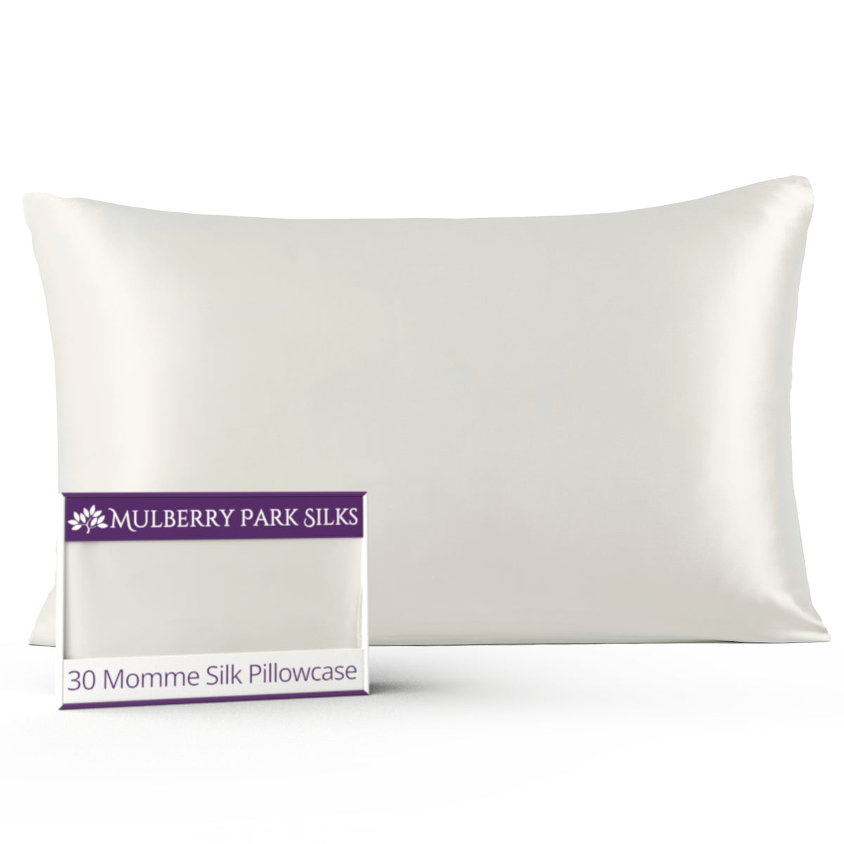 30 Momme Silk Pillowcase - Ivory