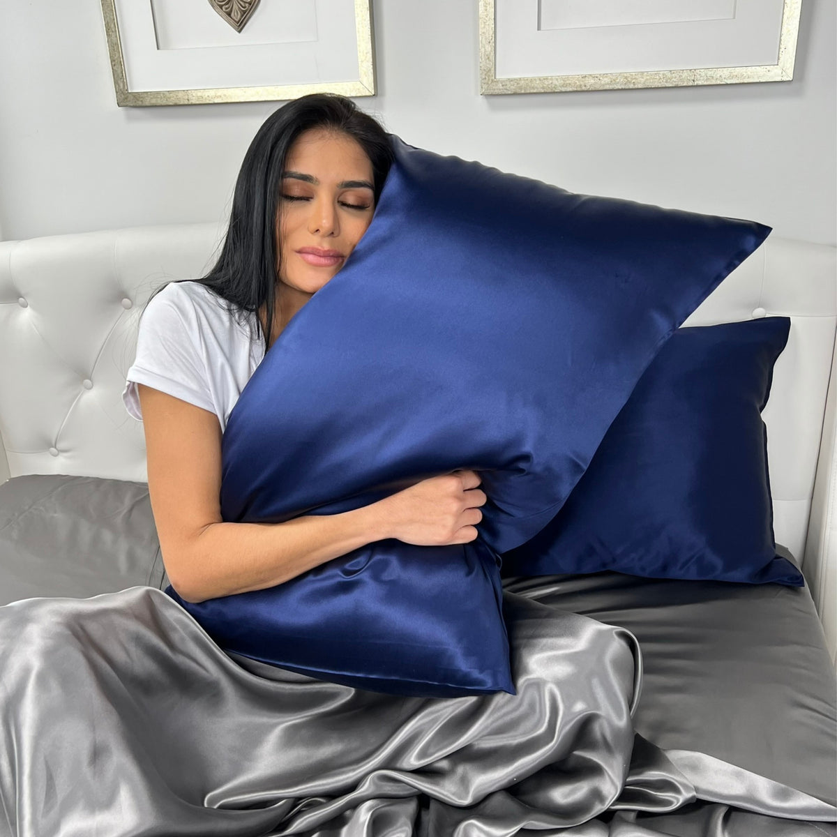 30 Momme Silk Pillowcase - Navy