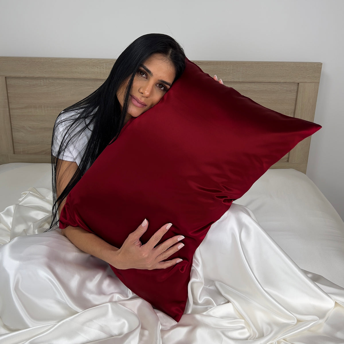 22 Momme Silk Pillowcase - Cabernet