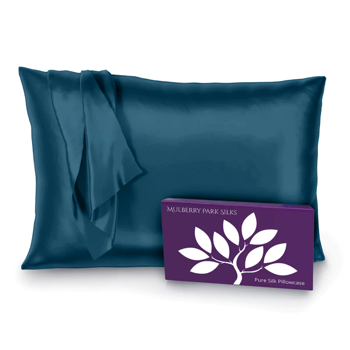 22 Momme Silk Pillowcase - Deep Sea