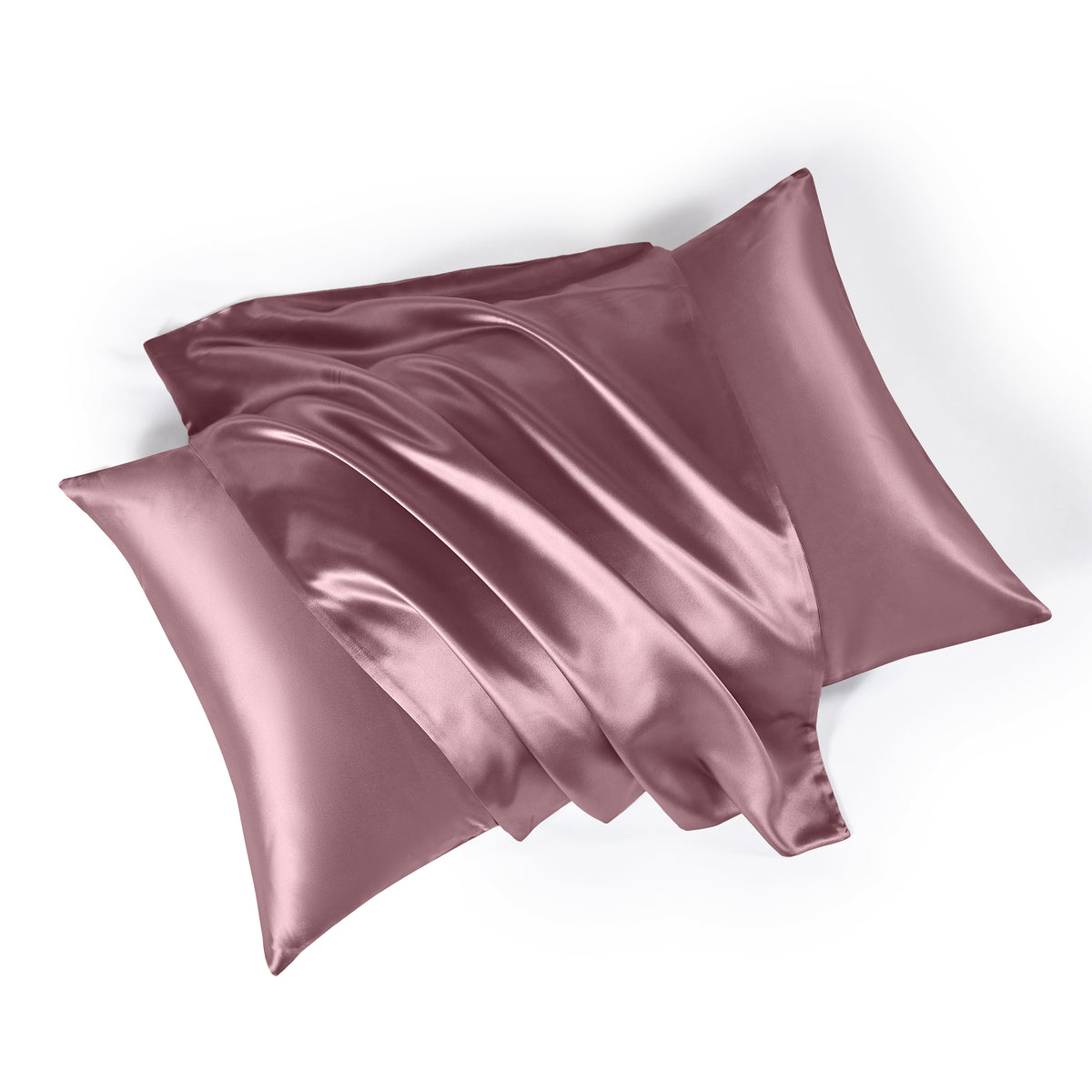 Vintage Rose 22 Momme Silk Pillowcase with a Smooth, Shiny Finish for Luxury, Comfort, &amp;Better Sleep