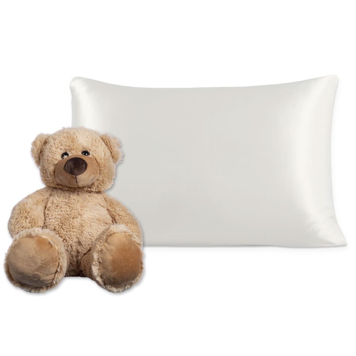 Pure Silk Toddler Pillowcase - Natural White