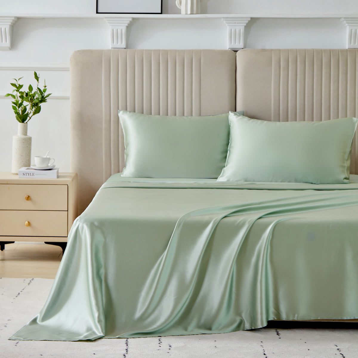 22 Momme Silk Sheet Set - Sage