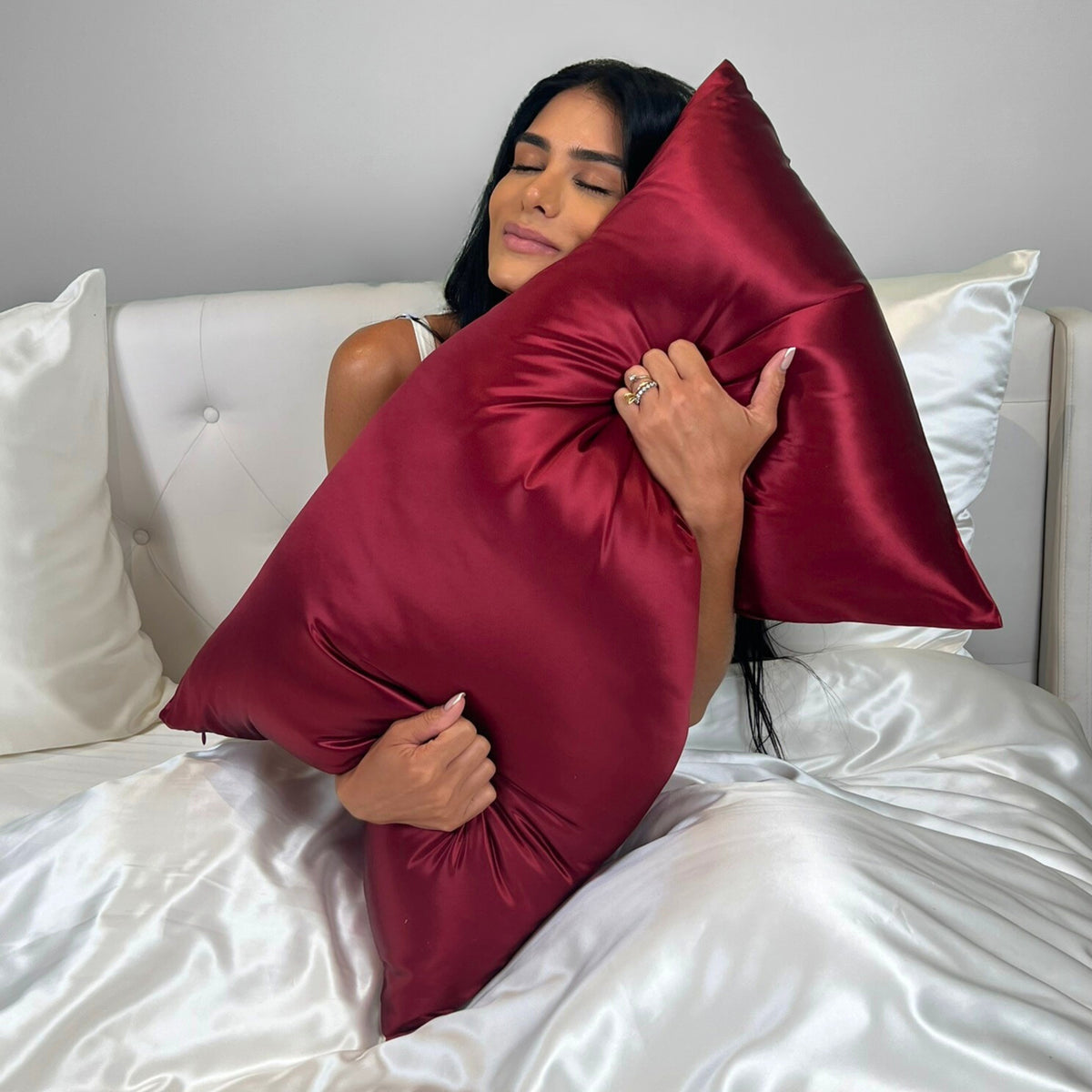 22 Momme Silk Pillowcase - Cabernet