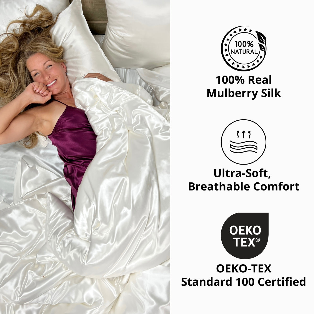 22 Momme Silk Duvet Cover - Sage