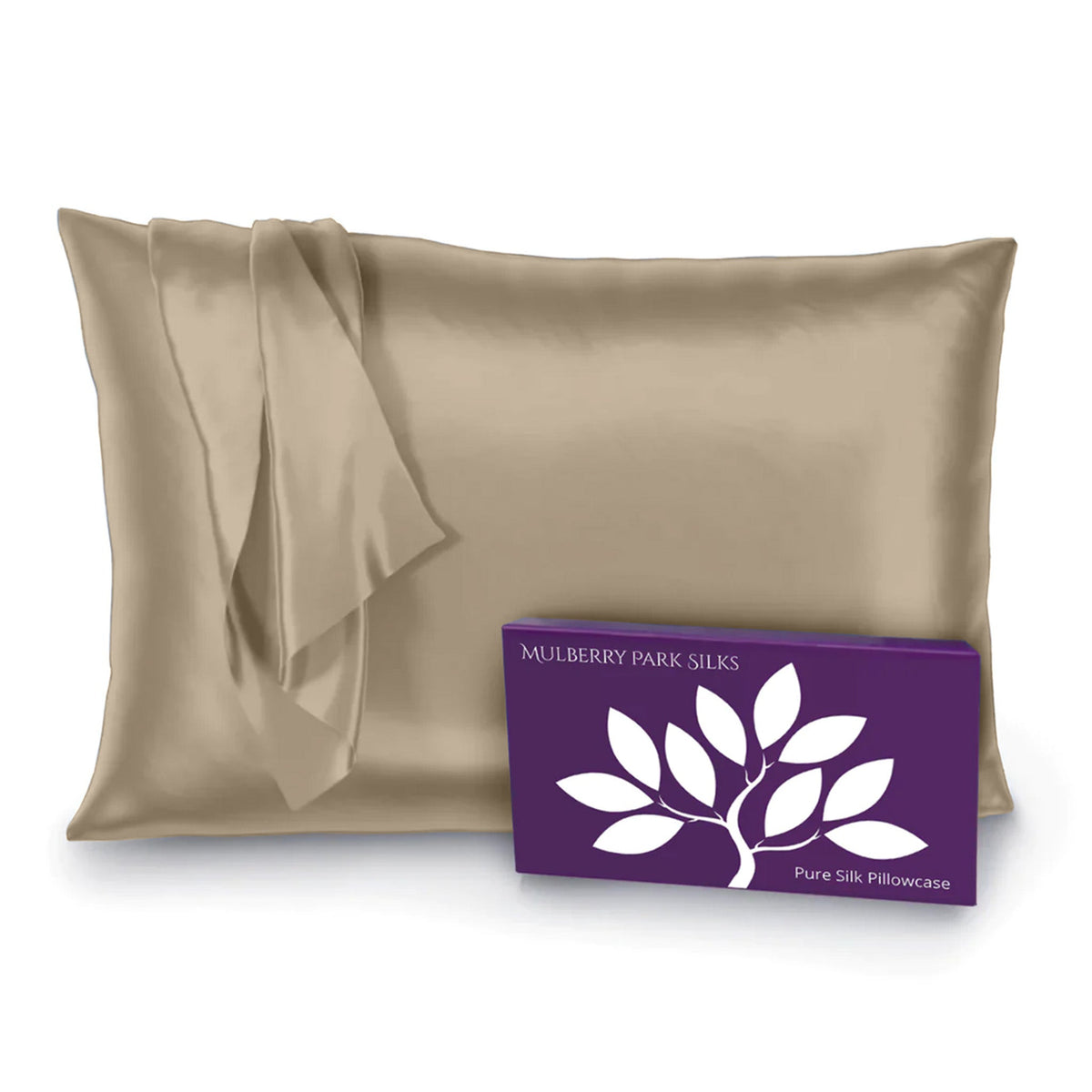 22 Momme Silk Pillowcase - Taupe